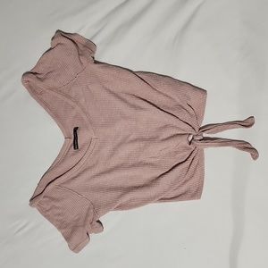 Abercrombie $ Fitch V-Neck flowy tie top